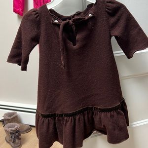 La Stupenderia girls wool dress holiday Italian European style 2T EUC